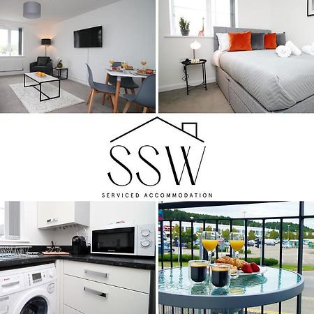 No 43 Stadium Views By Ssw - 2Br, Parking, Sleeps 4, 3Min Walk To Stadium, 10Min Drive To City Centre, Marina And Close To M4 Morriston 外观 照片