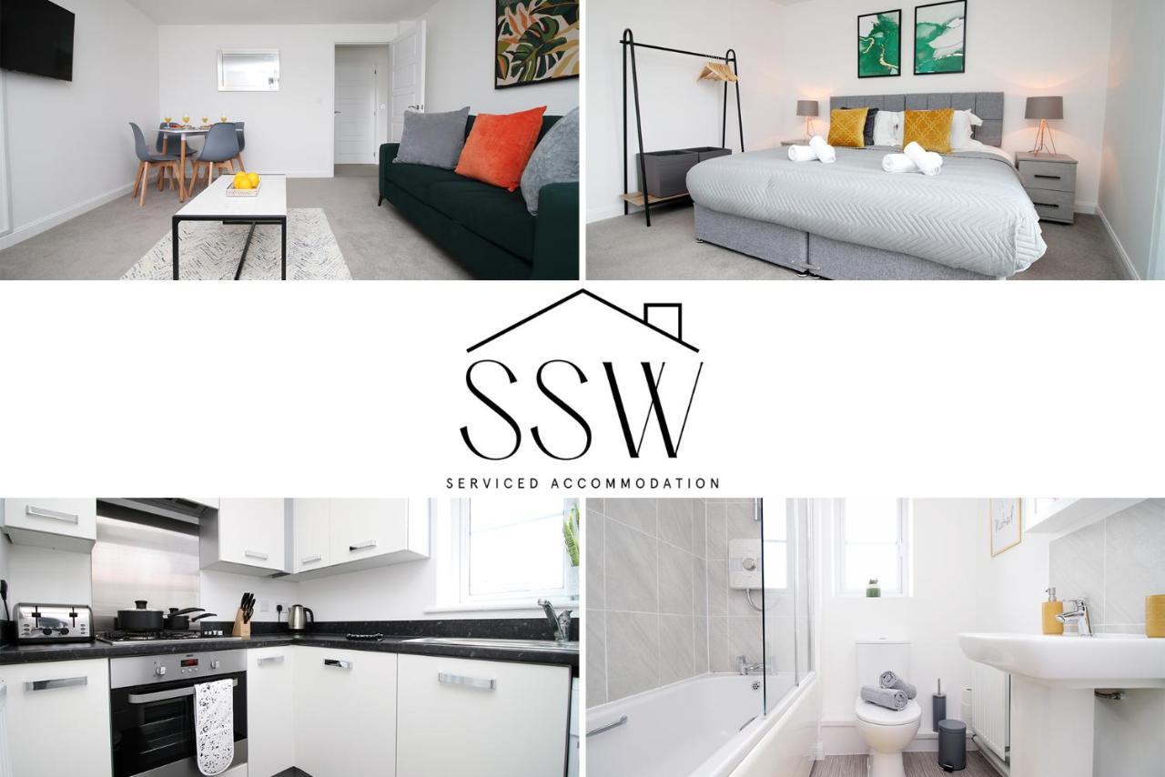No 43 Stadium Views By Ssw - 2Br, Parking, Sleeps 4, 3Min Walk To Stadium, 10Min Drive To City Centre, Marina And Close To M4 Morriston 外观 照片
